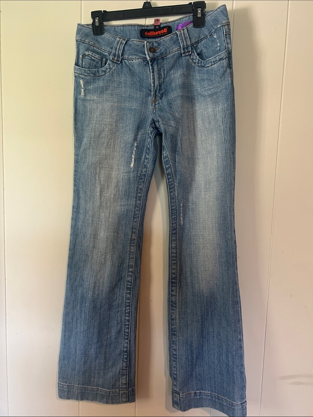 Y2K Dollhouse Light Blue Flare Jeans